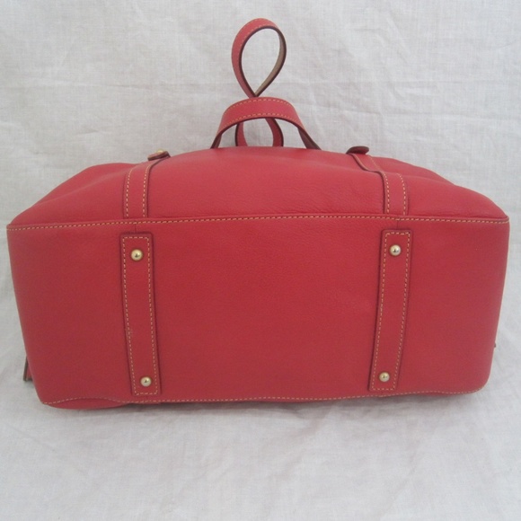 DOONEY & BOURKE red XL Smith Florentine handbag - Picture 7 of 8